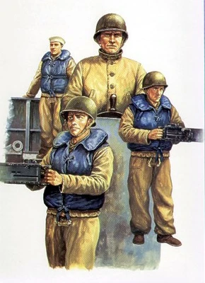 00408  фигуры  WW2 USN LCM Crew  (1:35) 6922803604084