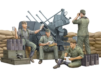 00432  фигуры  German Anti-Aircraft Gun Crew  (1:35) 9580208004327