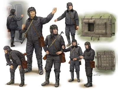 00434  фигуры  Soviet Soldier - Scud B Crew  (1:35) 9580208004341