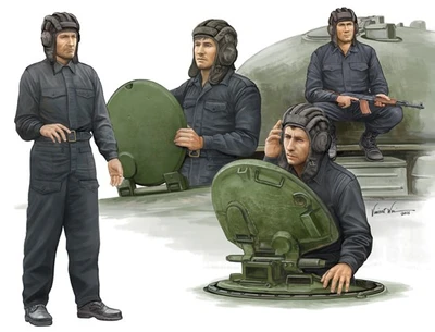 00435  фигуры  Soviet tank crew  (1:35) 9580208004358