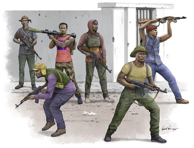 00438  фигуры  African Freedom Fighters  (1:35) 9580208004389