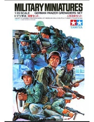 35061  фигуры  German Panzer Grenadiers set 8 figures  (1:35) 4950344995462