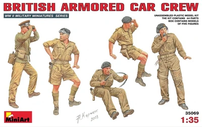 35069  фигуры  BRITISH ARMORED CAR CREW  (1:35) 4820041101209