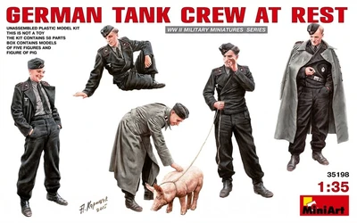 35198  фигуры  GERMAN TANK CREW AT REST  (1:35) 4820183310347
