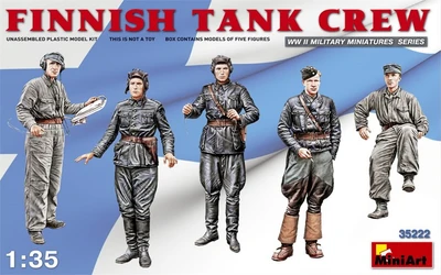 35222  фигуры  FINNISH TANK CREW  (1:35) 4820183310842