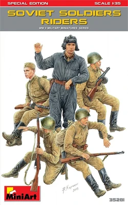 35281  фигуры  SOVIET SOLDIERS RIDERS SPECIAL EDITION  (1:35) 4820183311467