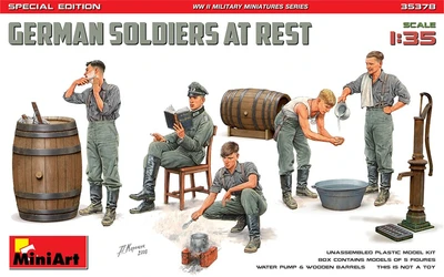 35378  фигуры  GERMAN SOLDIERS AT REST. SPECIAL EDITION  (1:35) 4820183314086