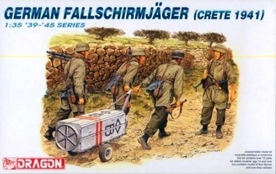 6070  фигуры German Fallschirmjäger (Crete 1941) (1:35) 89195860705