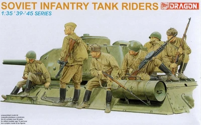 6197  фигуры  Soviet Infantry Tank Riders  (1:35) 89195861979