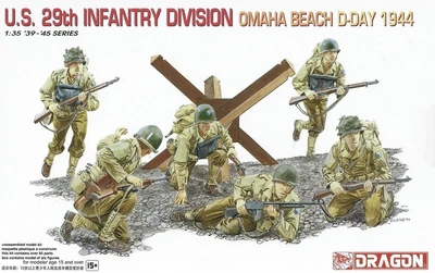 6211  фигуры  U.S. 29th Infantry Divison Omaha Beach D-Day 1944  (1:35) 89195862112