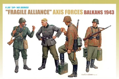 6563  фигуры "Fragile Alliance" Axis ForcesBalkans 1943 (1:35) 2000000034393