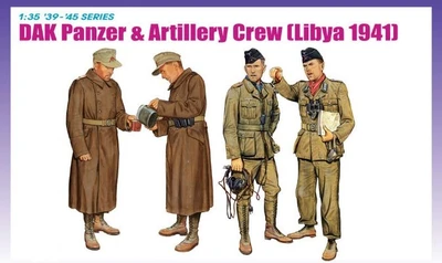 6693  фигуры  DAK Panzer & Artillery Crew  (1:35) 4545782033625