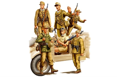 84410  фигуры  German Africa Corps  (1:35) 6939319244109
