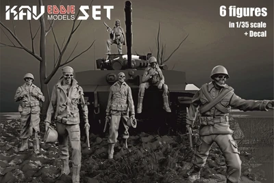 KAV F35 007  Фигуры  Набор фигур Eddie Set  (1:35) 2000002171683