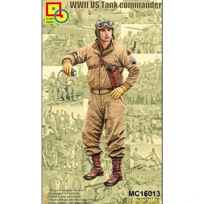 MC16013  фигуры  WWII US Tank Commander  (1:16) 4580702158439