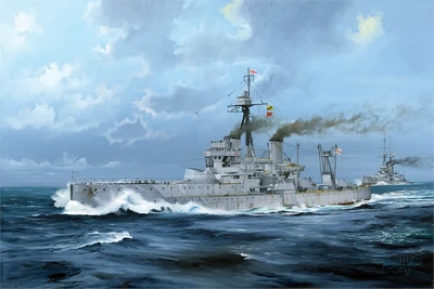 05330  флот  HMS Dreadnought 1918  (1:350) 9580208053301