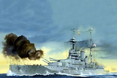05797  флот  HMS Queen Elizabeth, 1918 г. (1:700) 9580208057972