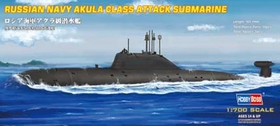 87005  флот  Russian Navy Akula class attack submarine  (1:700) 6939319270054