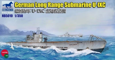 NB5010  флот  German Long Range Submarine Type U-IXC (1:350) 4544032656898