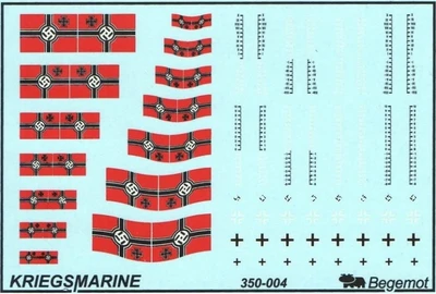 350004  декали  ВМФ Германии  (1:350) 2000002118367