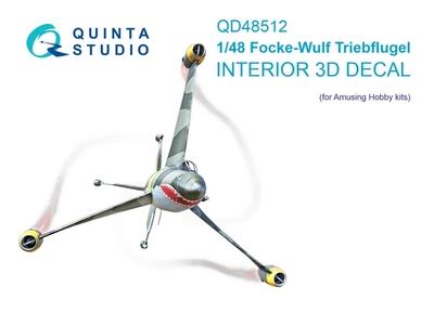 QD48512  декали  3D Декаль интерьера для FW Triebflugel (Amusing hobby)  (1:48) 2000002183518