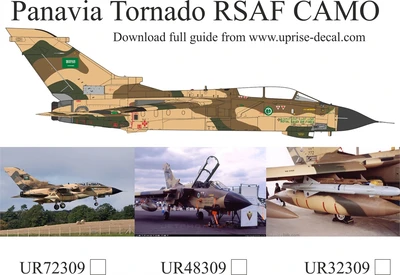 UR48309  декали  Tornado IDS Saudi CAMO with stencils  (1:48) 2000002198055