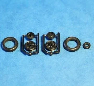 4810  дополнения из пластика  Rubber Wheels. Bf109E (C,D)  (1:48) 2000000128870