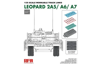 RM-5057  траки наборные  Workable Track Links for Leopard 2A5/A6/A7  (1:35) 4897062620927