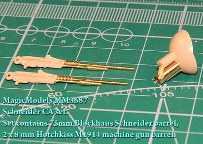 MM3587  стволы металлические  Schneider CA set.  (1:35) 2000000097671