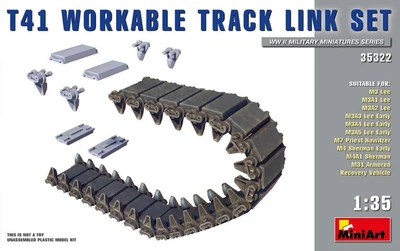 35322  траки наборные  T41 WORKABLE TRACK LINK SET  (1:35) 4820183312624