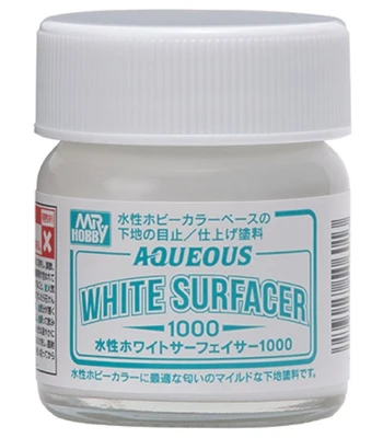 HSF-02  грунтовка Mr. Aqueous White Surfacer 1000 40мл. 4973028506013