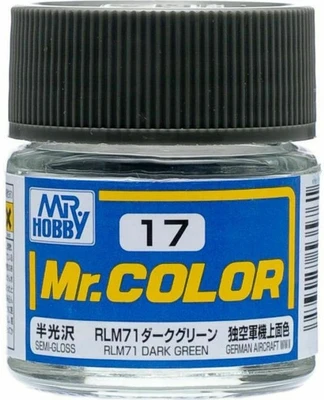 C 17  краска 10мл  RLM71 DARK GREEN 2000002109389