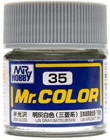 C 35  краска 10мл  IJN GRAY (MITSUBISHI) 2000002109464