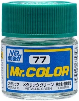 C 77  краска 10мл  METALLIC GREEN 2000002089100