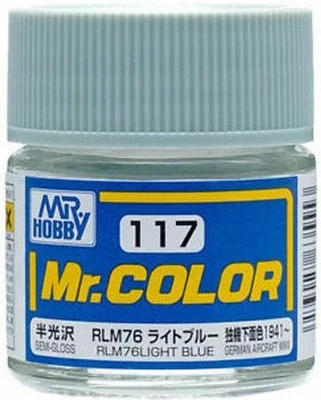 C117  краска 10мл  RLM76 LIGHT BLUE 4973028635553