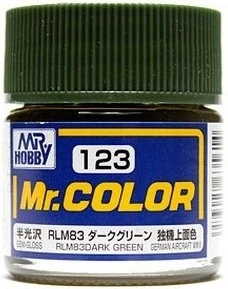 C123  краска 10мл  RLM83 DARK GREEN 2000002109839
