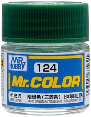 C124  краска 10мл  DARK GREEN (MITSUBISHI) 2000002089278