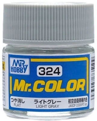 C324  краска 10мл  LIGHT GRAY 4973028717525