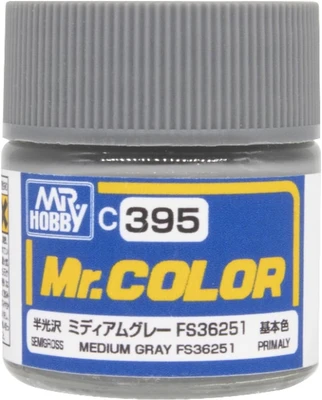 C395  краска 10мл  MEDIUM GRAY FS36251 4973028734423
