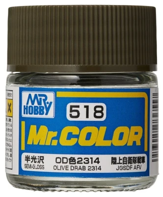 C518  краска 10мл Olive Drab 2314 2000002088127