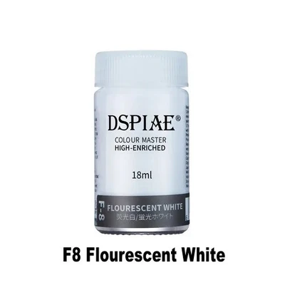 F-8  краска  18мл Flourescent White 6970845562725