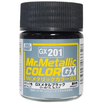 GX201  краска 18мл  Metal Black 4973028033328