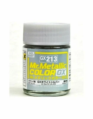 GX213  краска 18мл  White Silver Metallic 4973028033984