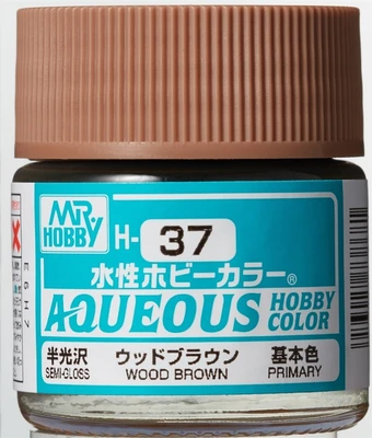 H 37  краска 10мл  WOOD BROWN 4973028719130