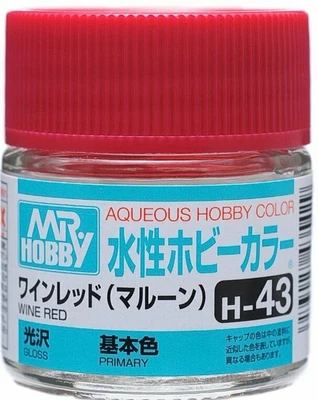 H 43  краска 10мл  WINE RED 2000002088653