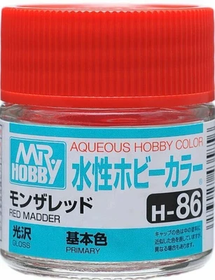 H 86  краска 10мл  RED MADDER 4973028719628
