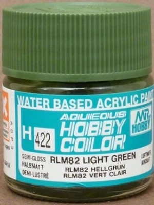 H422  краска 10мл  RLM82 LIGHT GREEN 2000002109297
