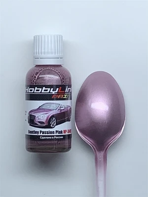 HP-3402  краска  лаковая HobbyLink 30мл.  Bentley Passion Pink 2000002211938