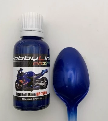 HP-7205  краска  лаковая HobbyLink 30мл.  Red Bull Blue 2000002213192