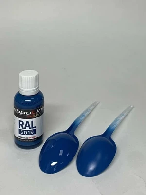 HP-8558  краска  лаковая HobbyLink 30мл.  RAL-5019 Capri Blue 2000002213826